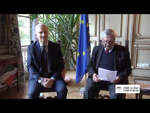 Entretien avec l'Ambassadeur Luca Sabbatucci représentant de l'Italie   auprès de l'OCDE