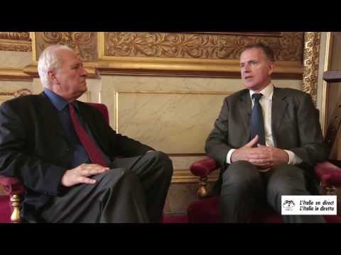 Entretien F. Zocchetto, président amitié France-Italie au Sénat