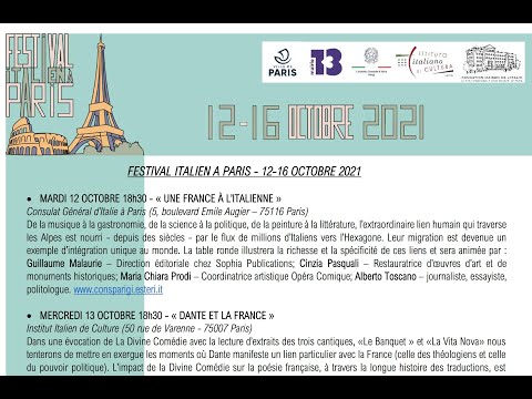 La Semaine Italienne est morte, vive le Festival Italien!