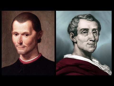 Pierre Santini : dialogue aux Enfers entre Machiavel et Montesquieu